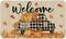Fall Door Mats 17X29 Inch, Fall Decorations for Home, Fall Welcome Mats Outdoor, Autumn Fall Pumpkin Truck Doormats for Front Door Decorations, Decorative Fall Decor for Home